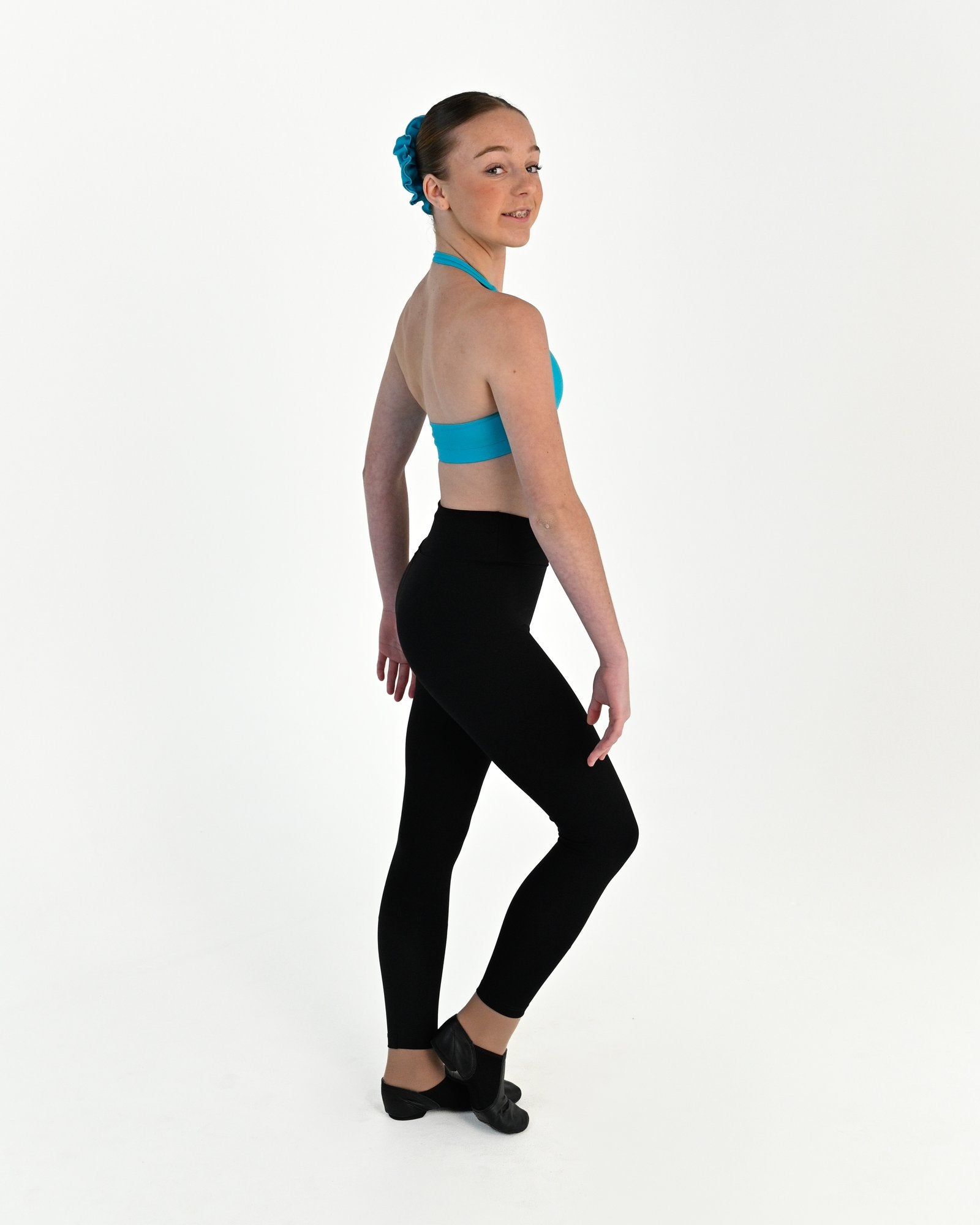 Tempo Halter Crop Top - Caribbean 2