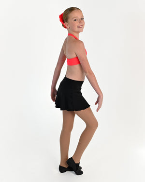 Tempo Halter Crop Top - Coral 2