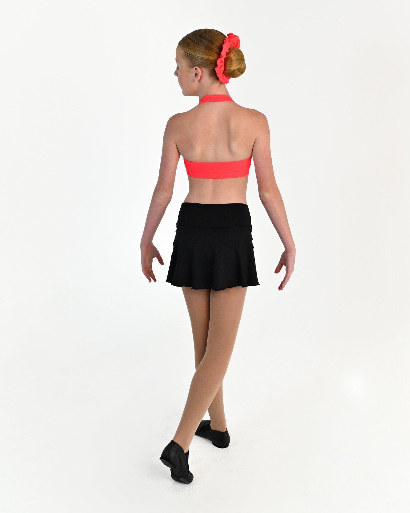 Tempo Halter Crop Top - Coral 3