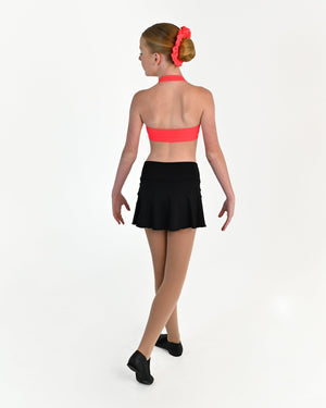 Tempo Halter Crop Top - Coral 3