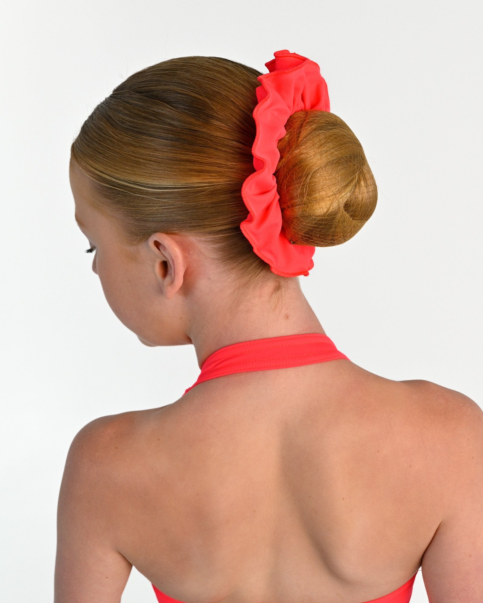 Tempo Halter Crop Top - Coral 4