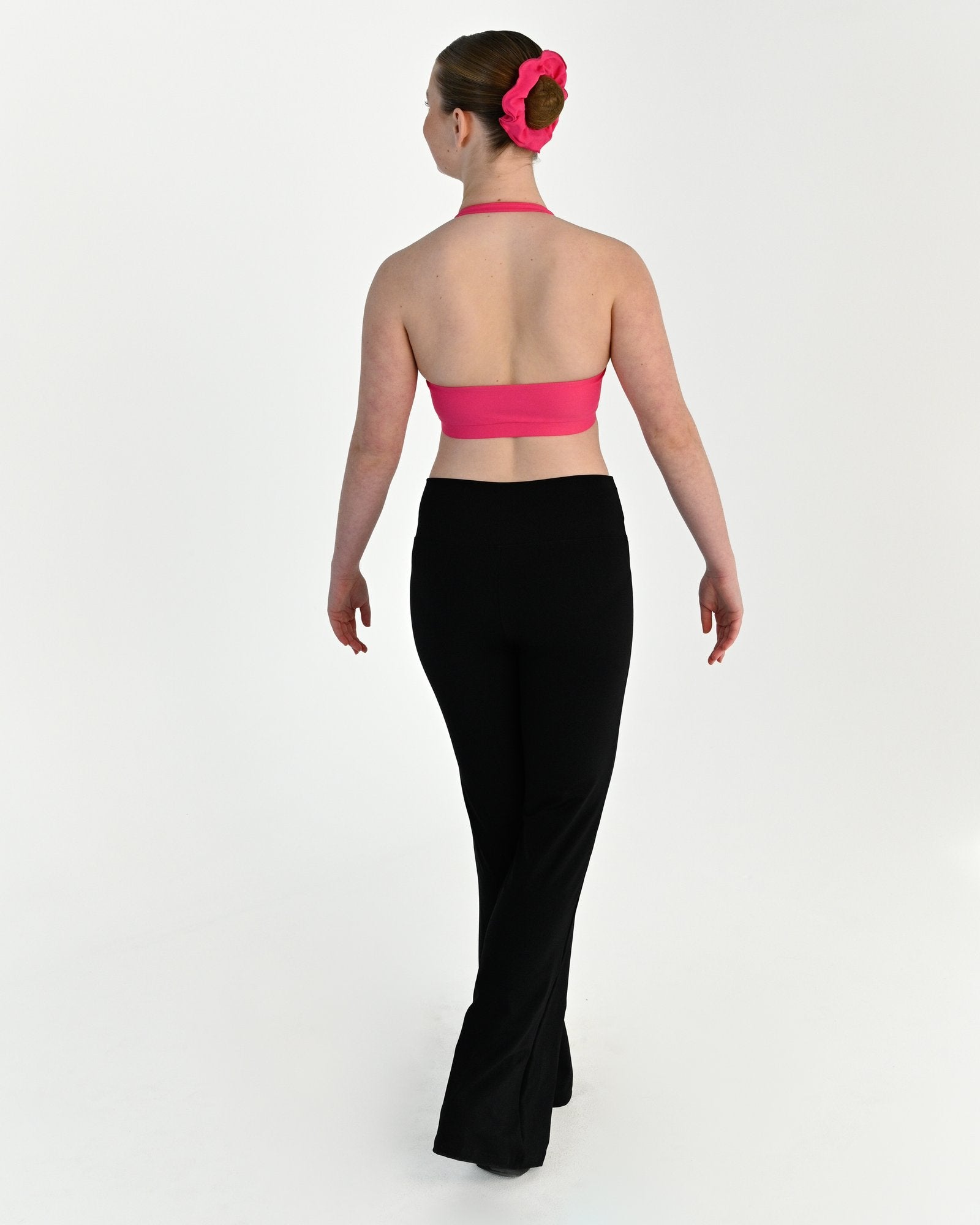 Tempo Halter Crop Top - Hot Pink 3