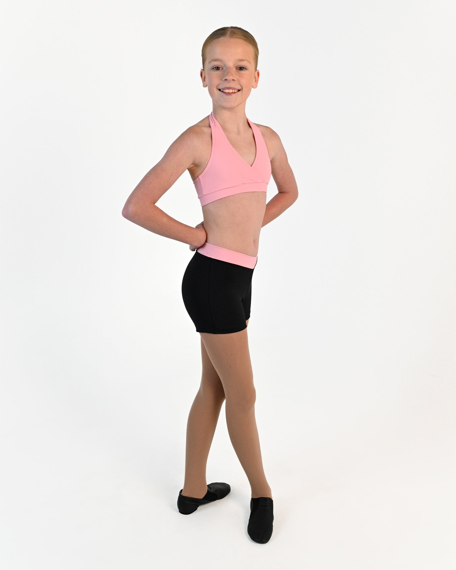 Tempo Halter Crop Top - Pink