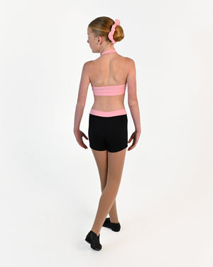 Tempo Halter Crop Top - Pink 3