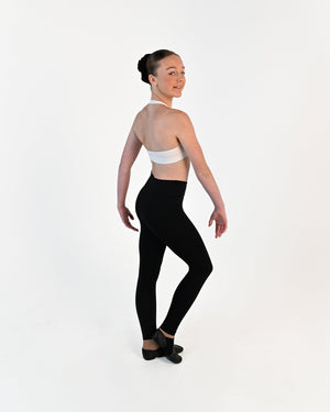 Tempo Halter Crop Top - White 2