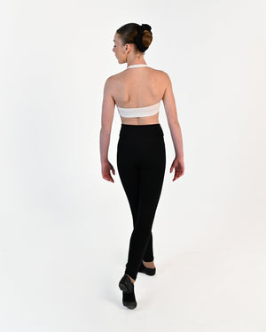 Tempo Halter Crop Top - White 3