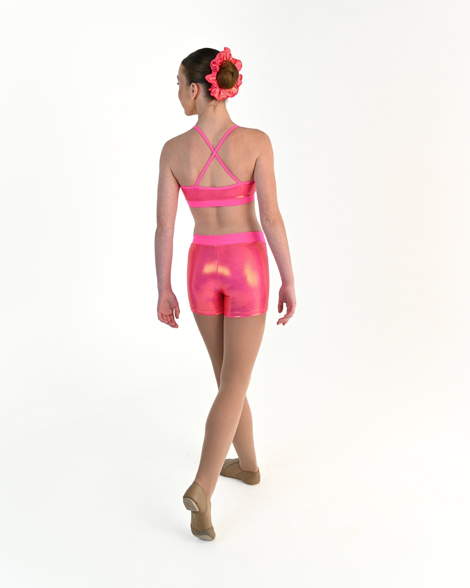 Vibe Crop Top - Electric Pink 3