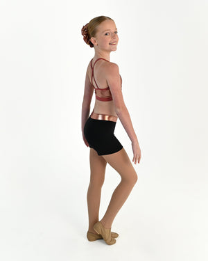 Vibe V Band Shorts - Rose Gold 2