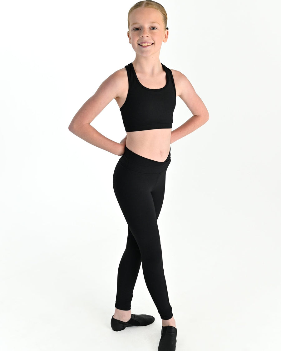 Violet Contrast Crop Top
