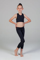 Lyla Eco Friendly Wide Waist Band 7/8 Legging Girls - Luna