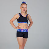 Dash Active Short Girls - Coral Coast & Black