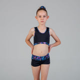 Dash Active Short Girls - Florida Floral & Black