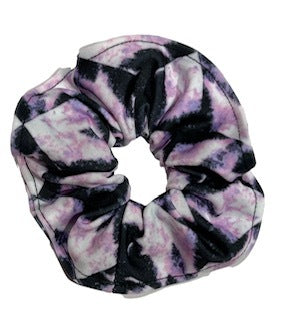 Purple Diamond Scrunchie